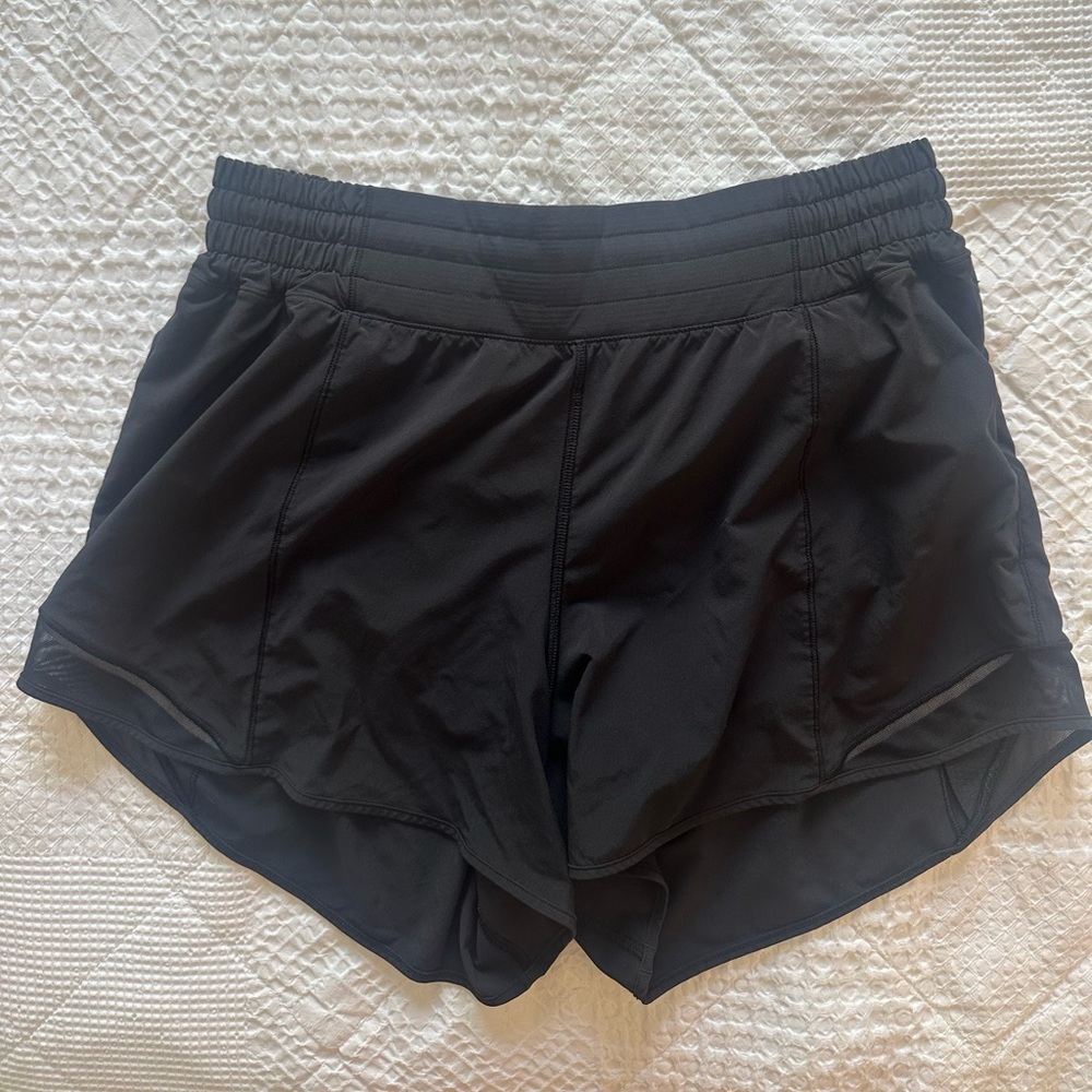 Black Lululemon Hotty Hot Shorts | Size 10